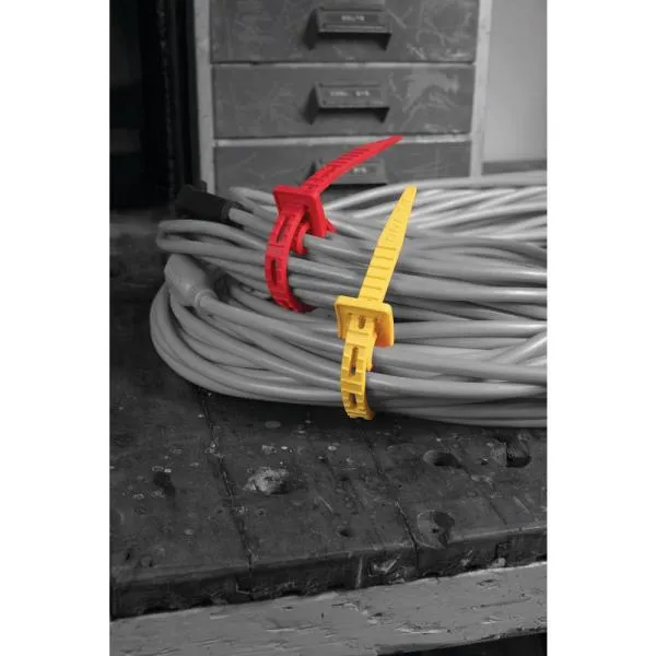 14" ONE-Tie, Color: Black or Red, 2 Pack