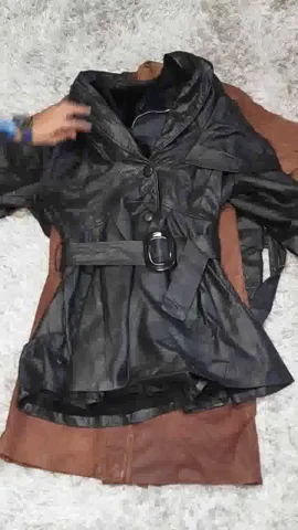 90s Vintage Bella Hadid Style Leather Trench Coats - 11 PCS