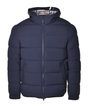 Active Peak Hooded Puffer Jacket Navy