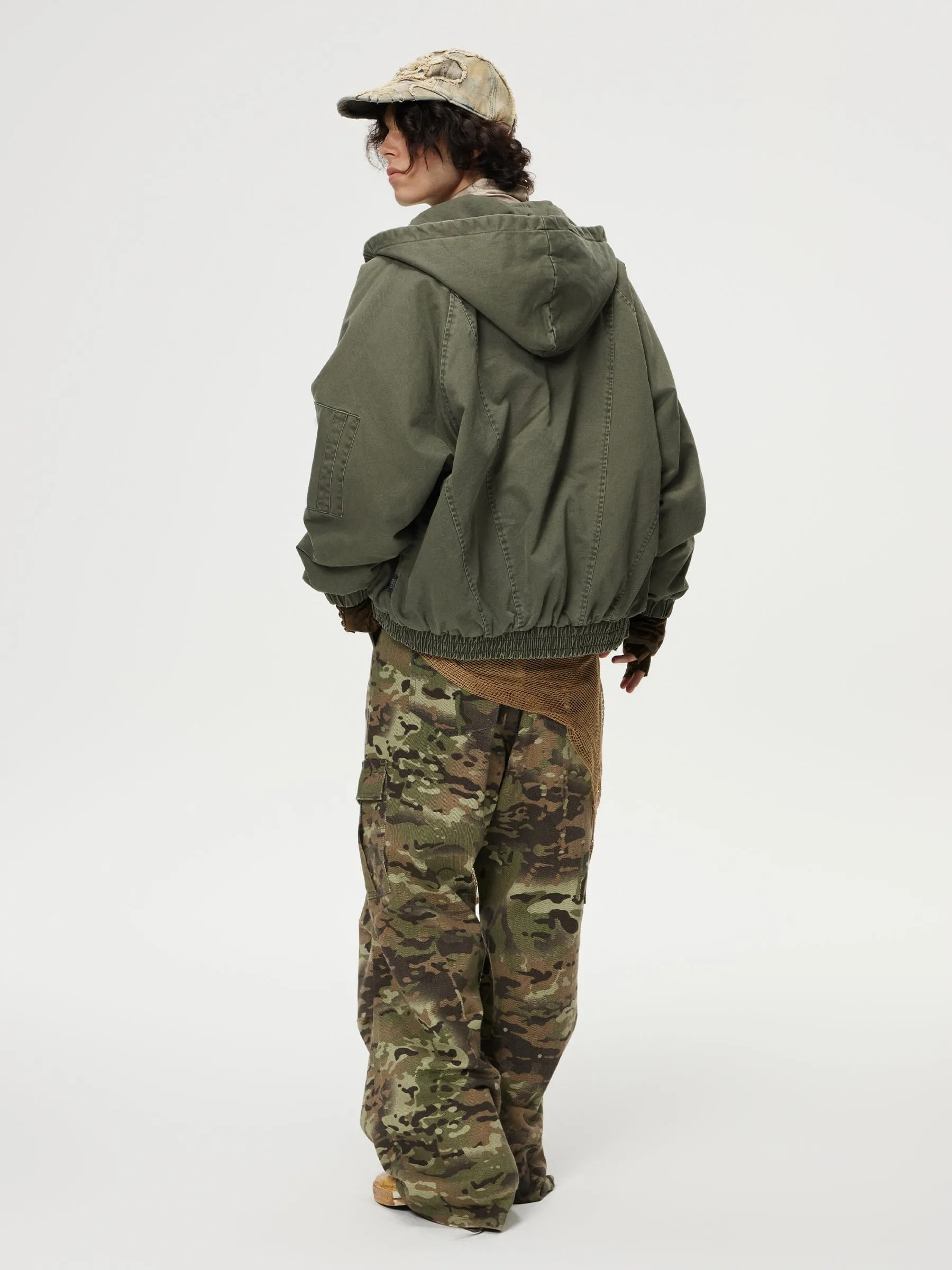 Aelfric Eden Washed Hooded Coat
