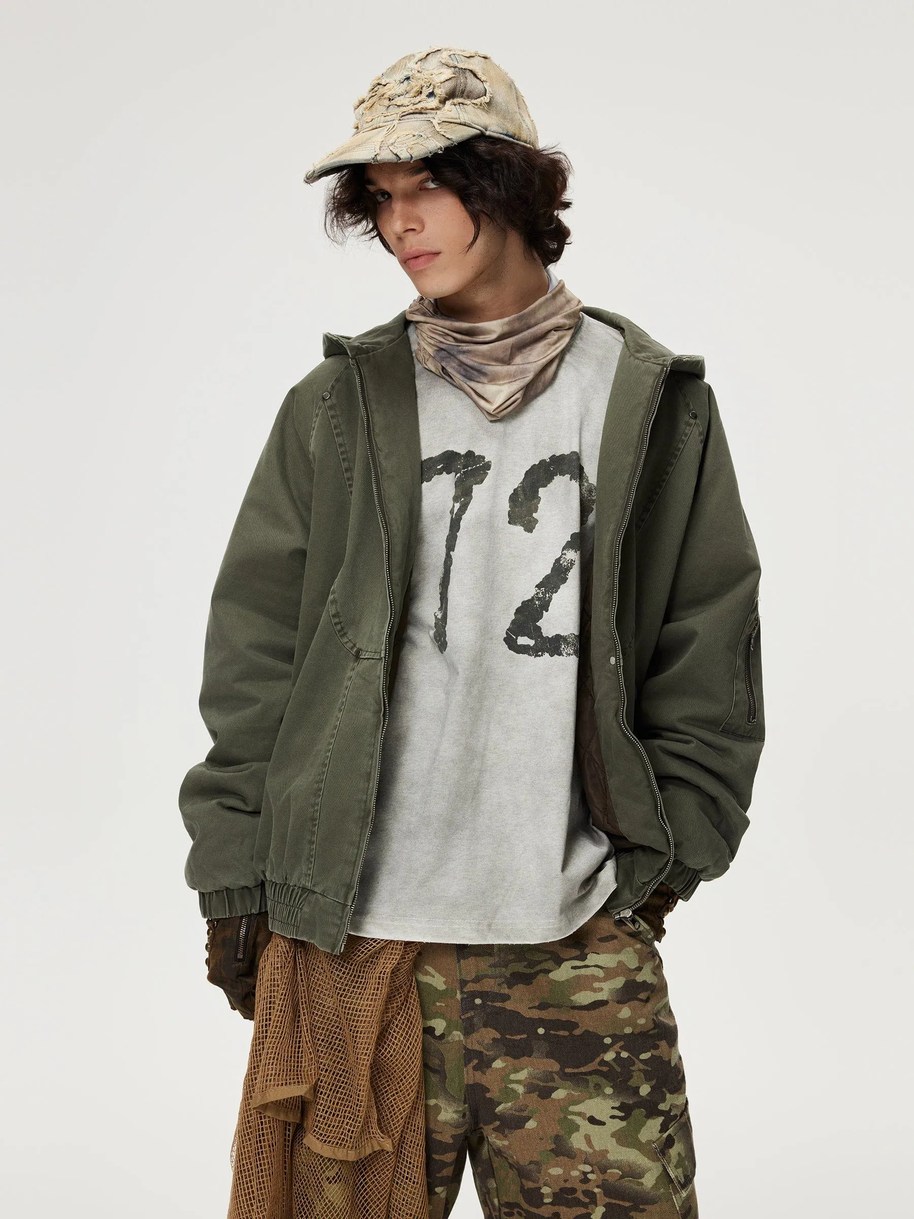 Aelfric Eden Washed Hooded Coat