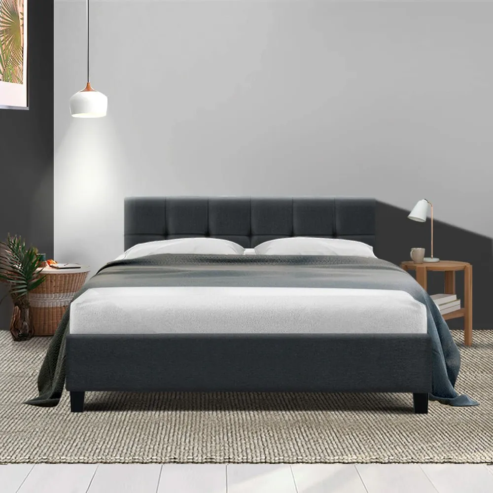 Agnes Double Bed Frame Charcoal