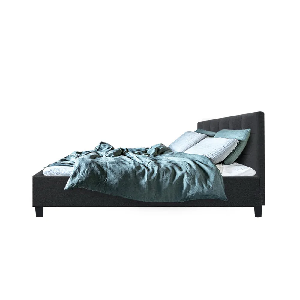 Agnes Double Bed Frame Charcoal
