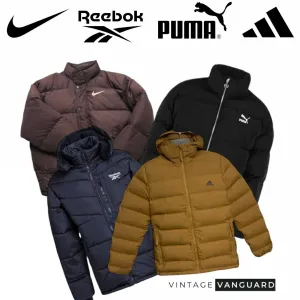 Branded Puffer Jackets: 10 Pcs
