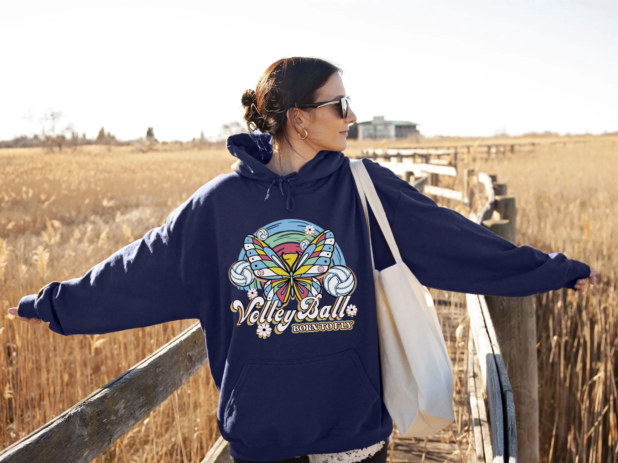 BUTTERFLY Volleyball Hooded Sweatshirt