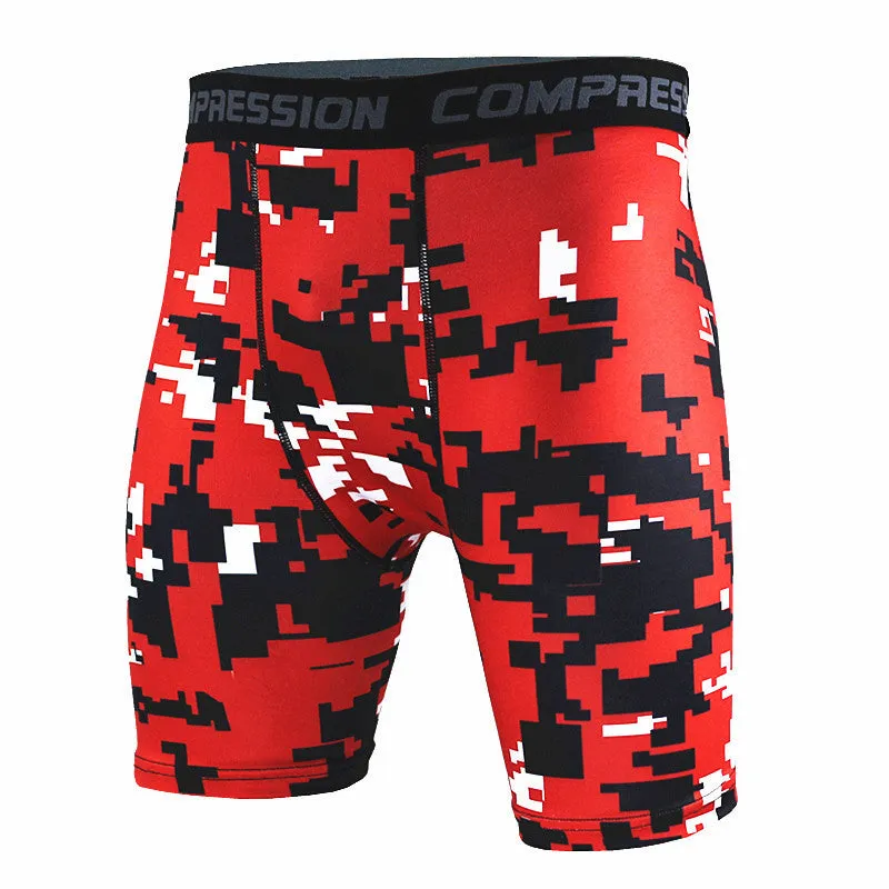 Camouflage Compression Tight Shorts