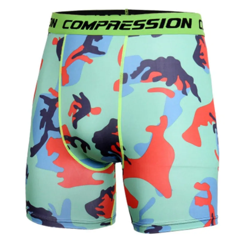 Camouflage Compression Tight Shorts