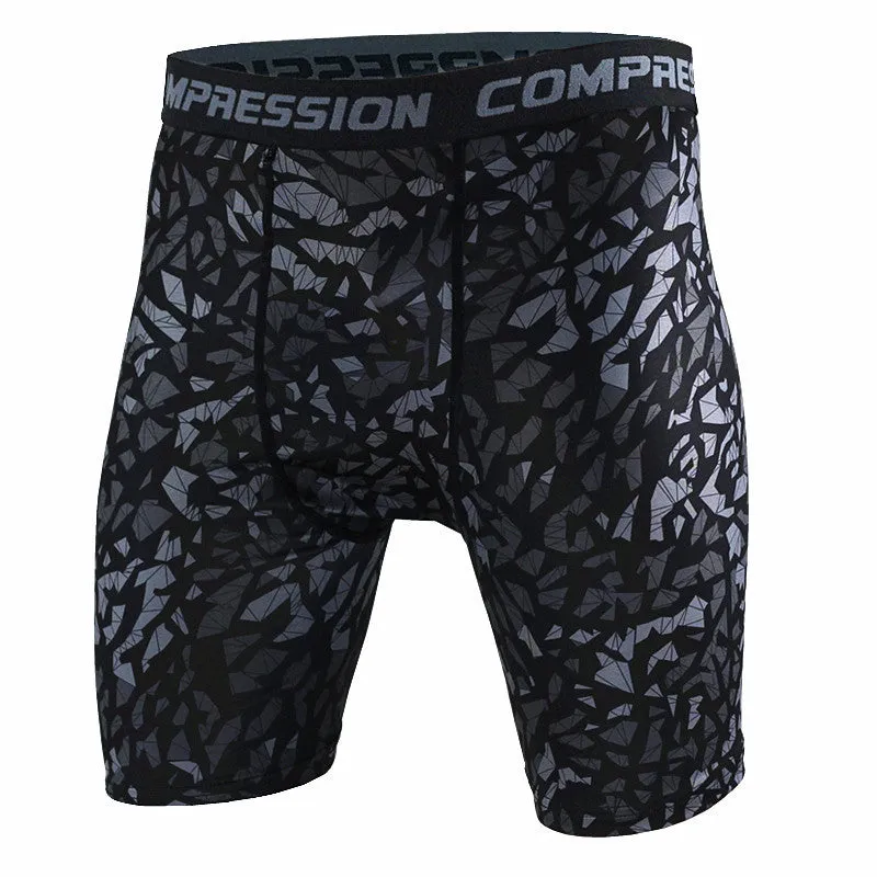 Camouflage Compression Tight Shorts