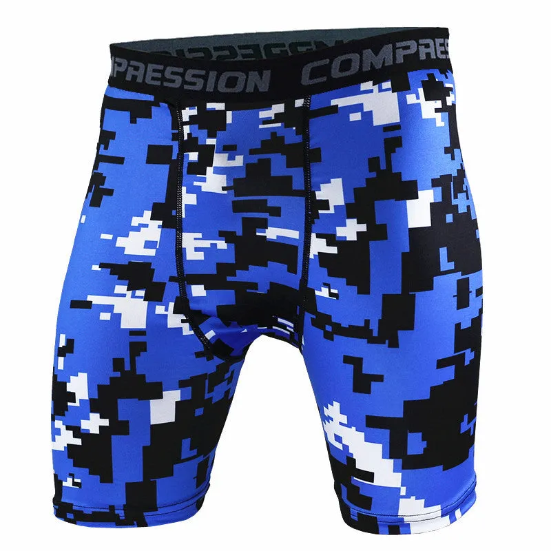 Camouflage Compression Tight Shorts