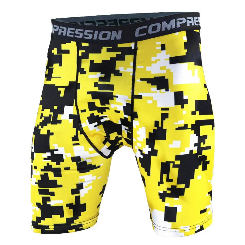Camouflage Compression Tight Shorts