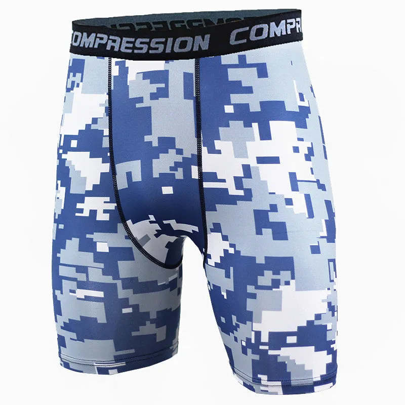 Camouflage Compression Tight Shorts