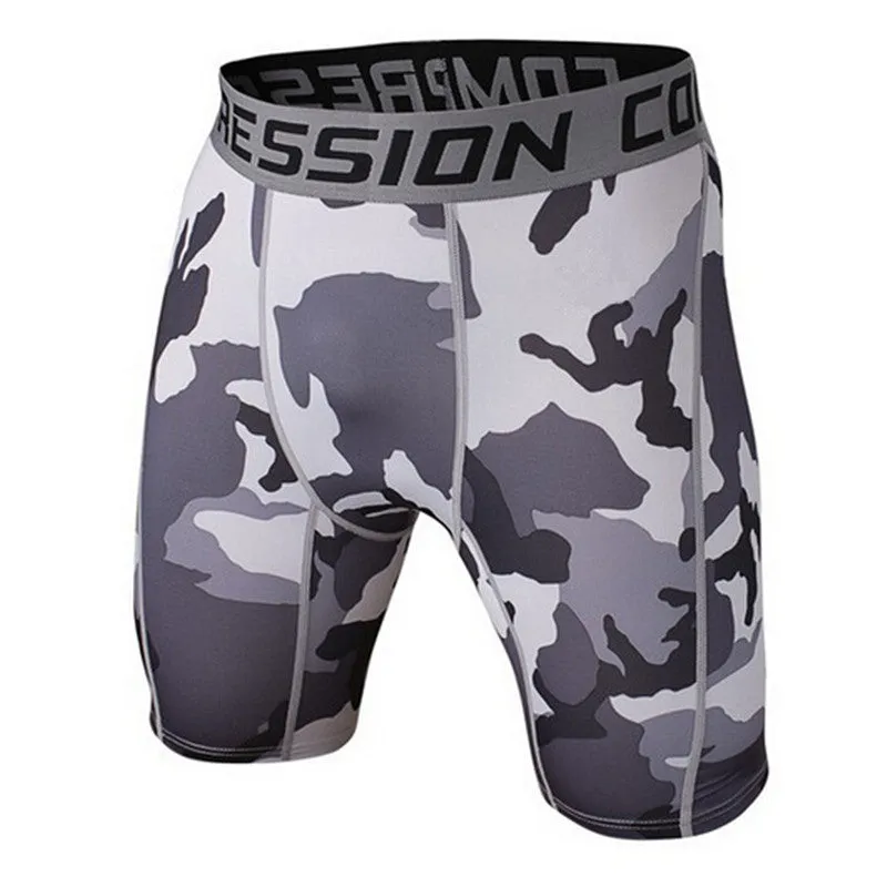 Camouflage Compression Tight Shorts