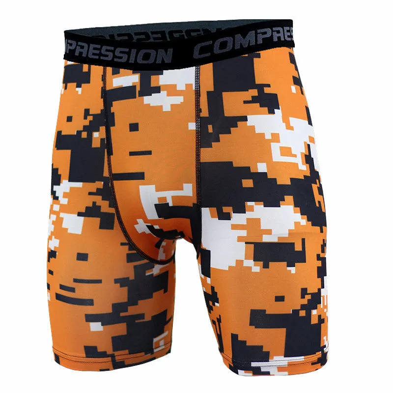 Camouflage Compression Tight Shorts