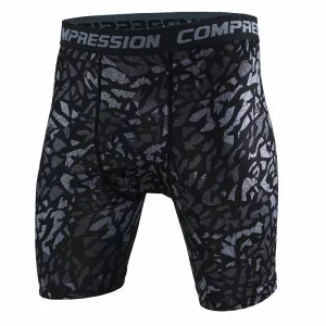 Camouflage Compression Tight Shorts
