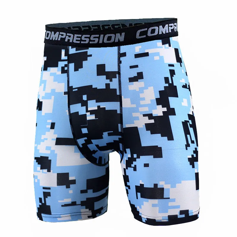 Camouflage Compression Tight Shorts