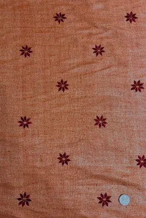 Canyon Sunset Embroidered Silk Linen MEMT-023-4