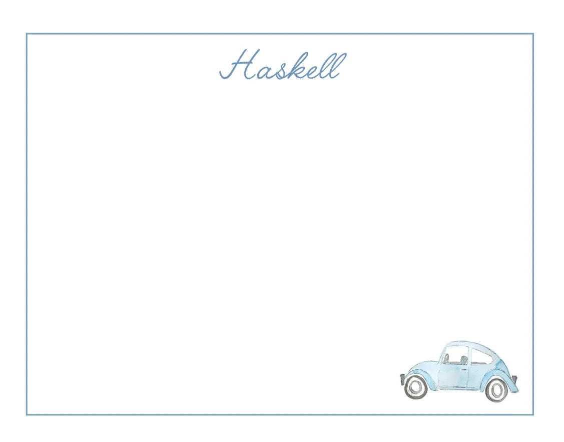 Car Stationery Set
