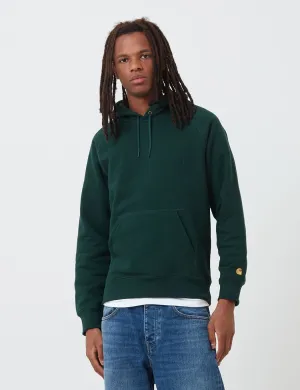 Carhartt-WIP Chase Hooded Sweatshirt - Bottle Green