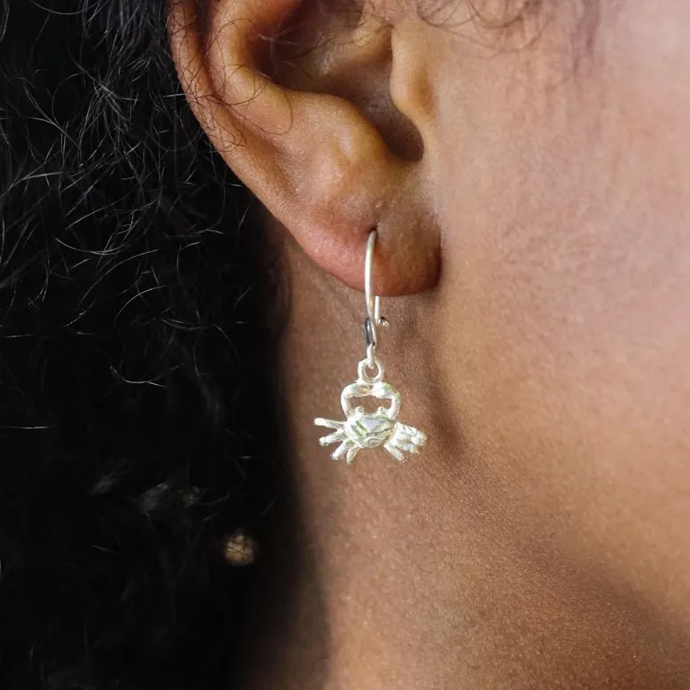Caribbean Crab Cancer Short Earring