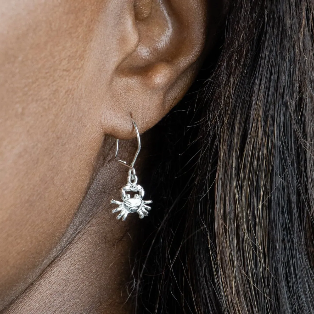 Caribbean Crab Cancer Short Earring