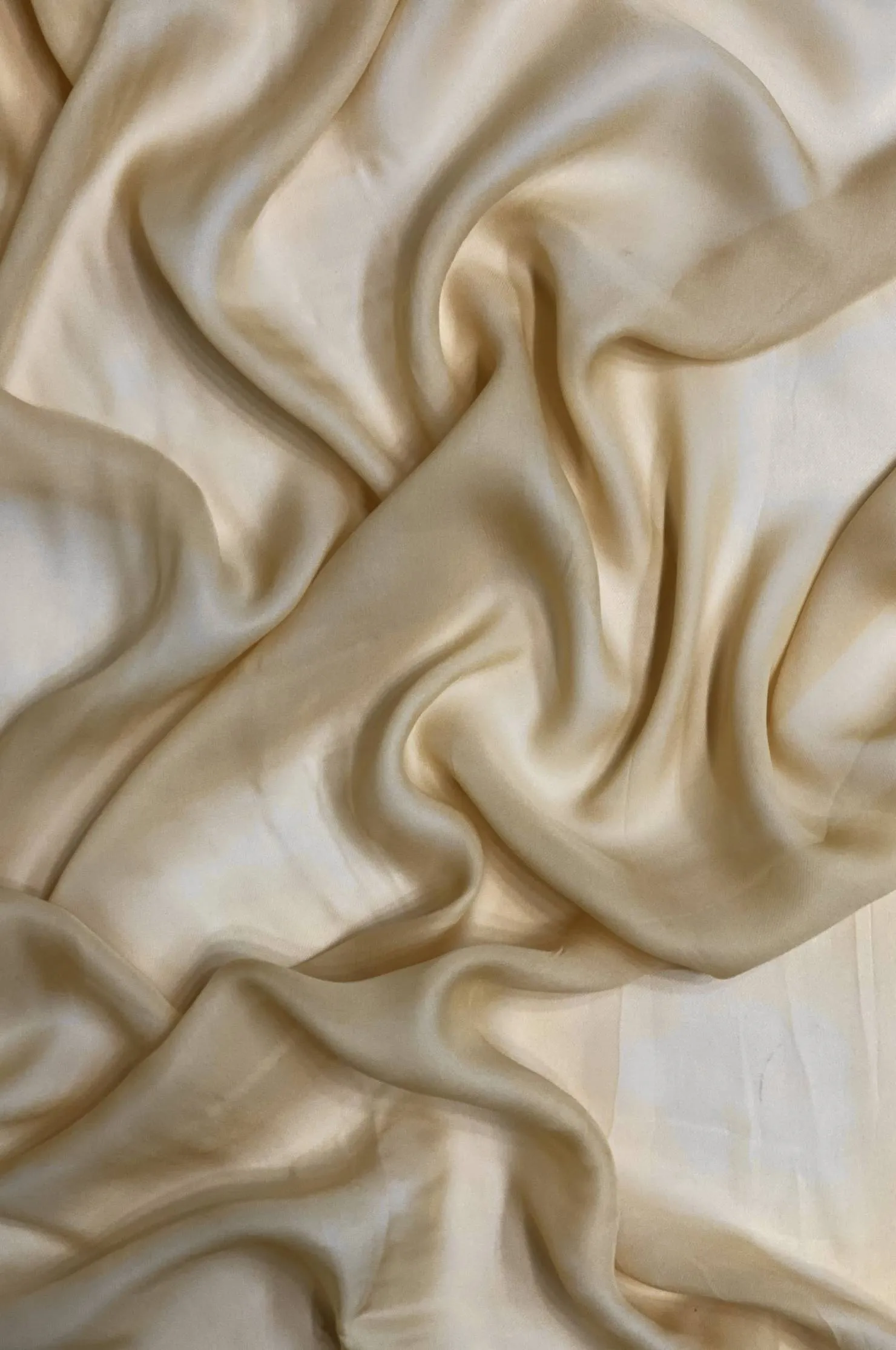 Champagne Silk Satin Chiffon SFC-1008 Fabric