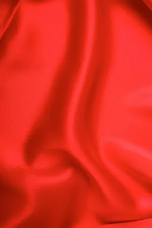 Cherry Tomato Red Stretch Charmeuse Fabric