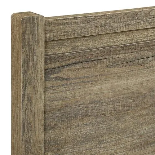 Cielo Wooden Double Bed Frame Oak Natural
