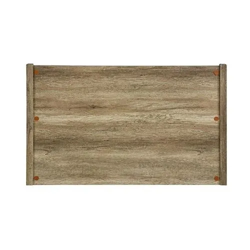 Cielo Wooden Double Bed Frame Oak Natural