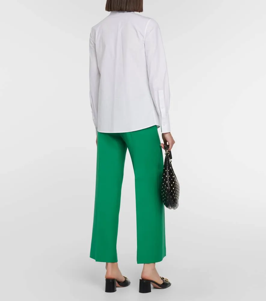 Cotton shirt VALENTINO, white