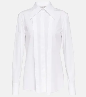 Cotton shirt VALENTINO, white