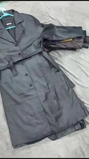 CR552 - Mix Leather Trench Coats