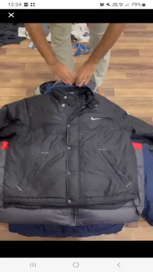 Custom handpick Nike & Adidas Puffer Jackets 25pcs