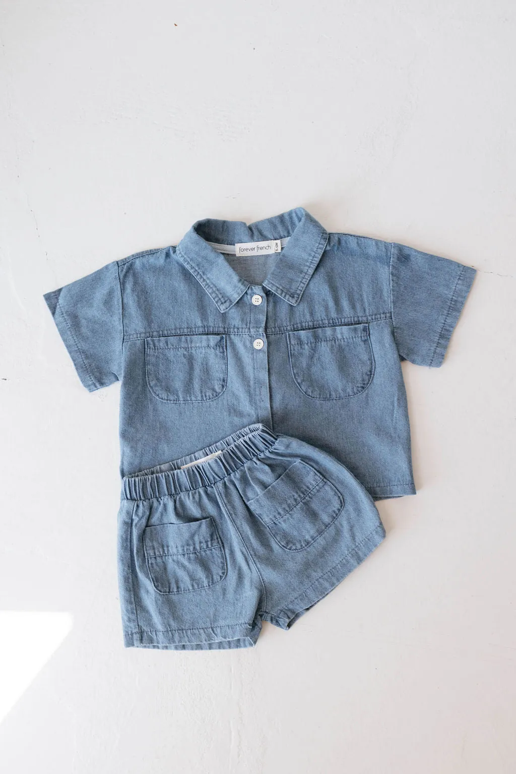 Denim Short Set | Cash