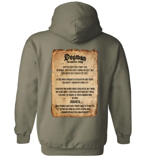 Dogman Encounters Legends Collection Hooded Sweatshirt