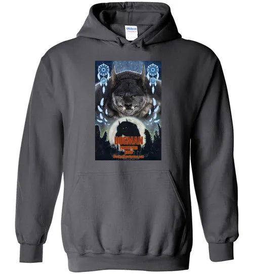 Dogman Encounters Pathfinder Collection Hooded Sweatshirt (design 3, with straight border)