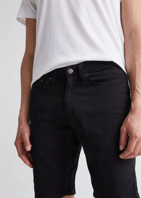 DU/ER SHORT NO SWEAT SLIM BLACK 10"