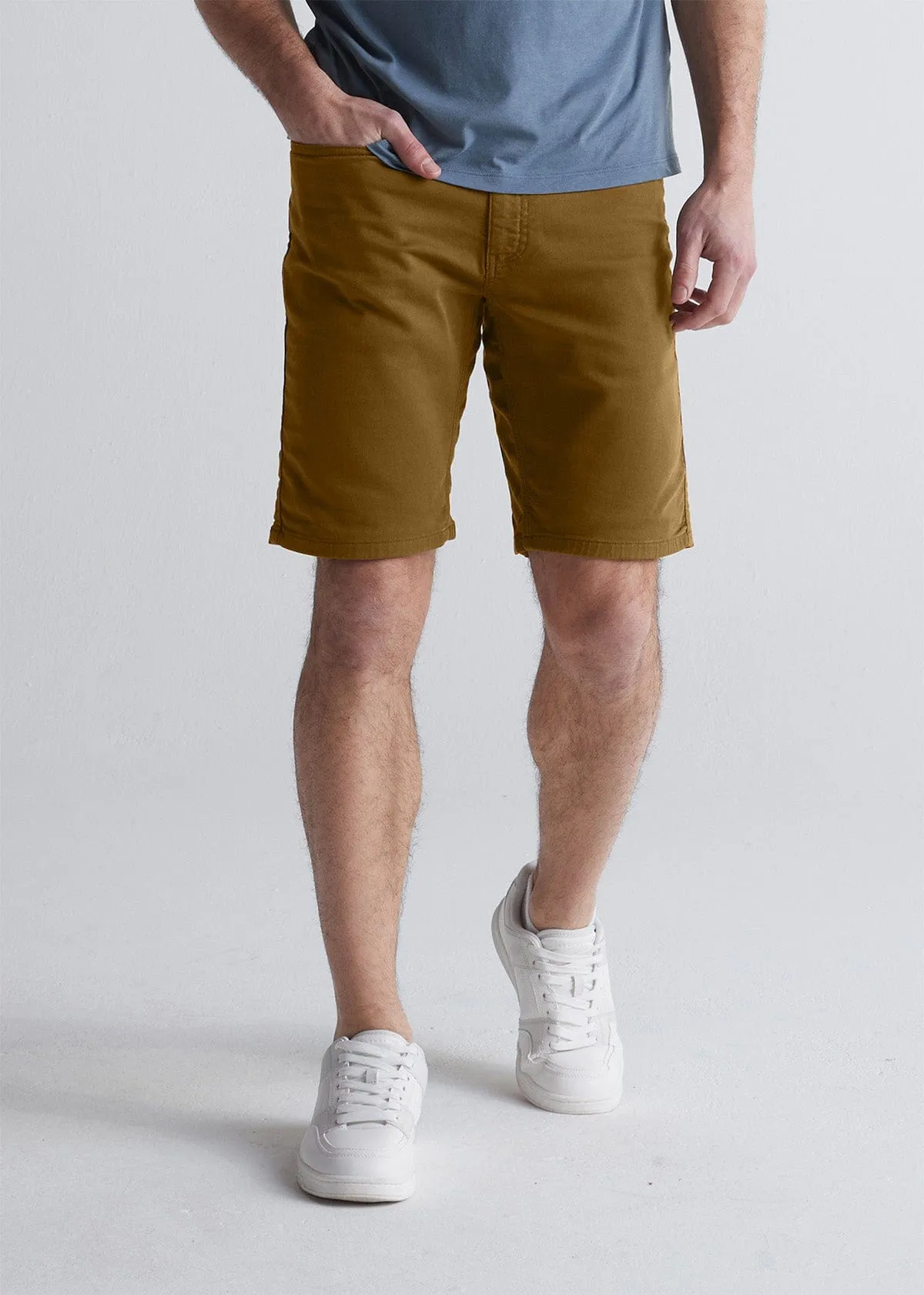 DU/ER SHORT NO SWEAT SLIM TOBACCO 10"