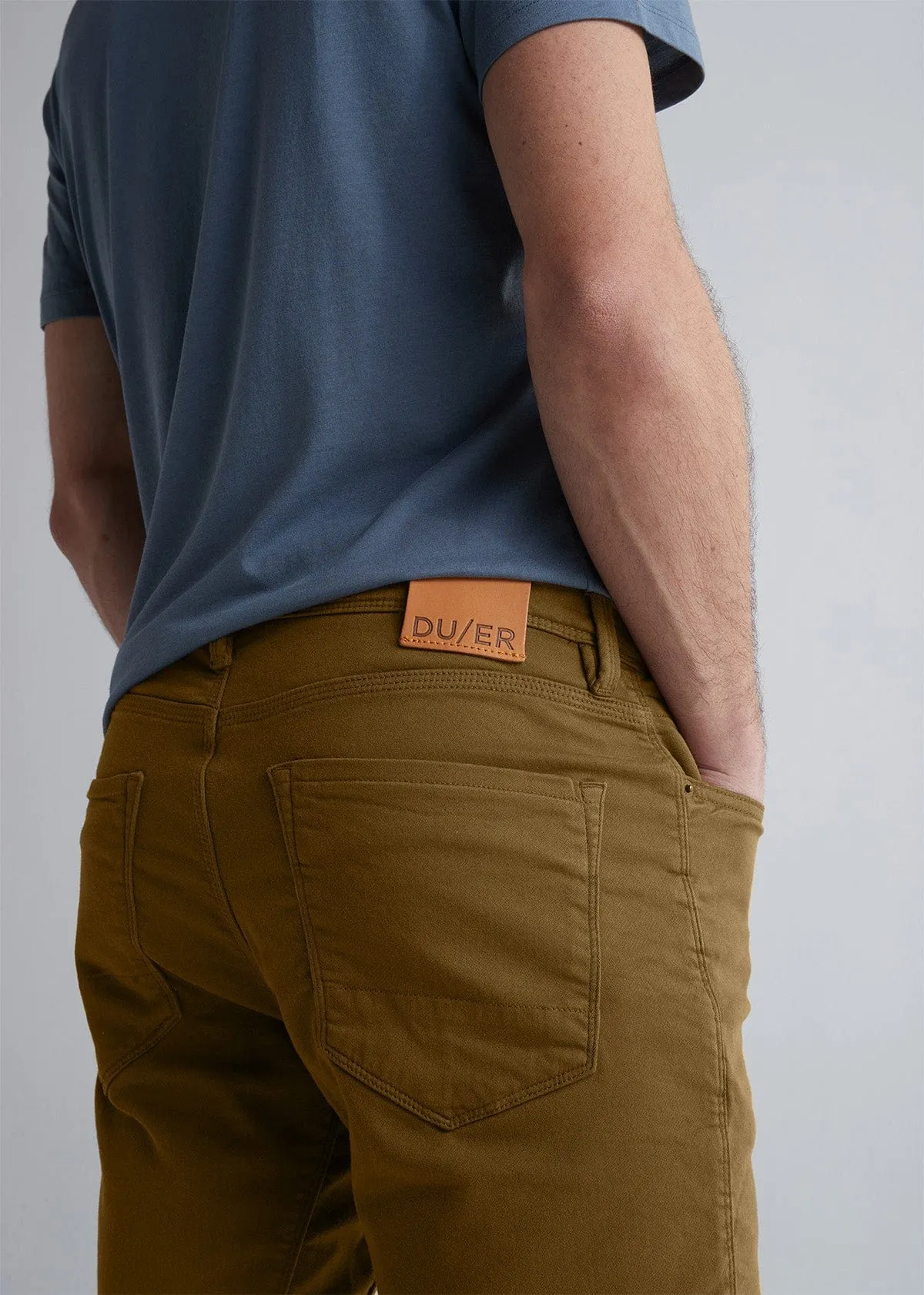 DU/ER SHORT NO SWEAT SLIM TOBACCO 10"