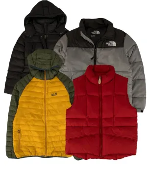 Fleek Credit: Vintage Branded Puffer Jackets Bundle (20 pcs)