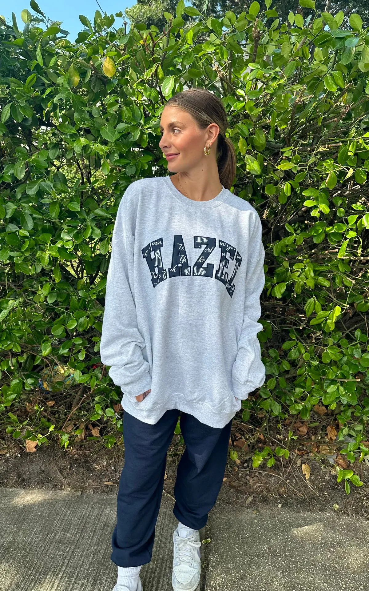 HB New York Baseball Crewneck // Navy