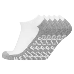 HENLEYS ACTIVE ANKLE SOCK 5 PACK - WHITE
