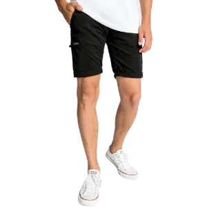 HENLEYS LEON CARGO SHORT - BLACK