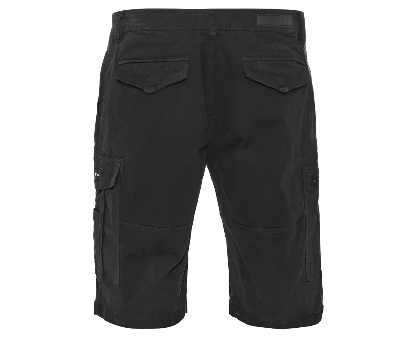HENLEYS LEON CARGO SHORT - BLACK