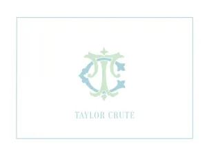 Interlocking Monogram Calling Cards 1