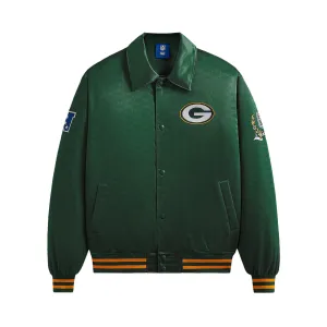 Kith For The NFL Packers Board Satin Bomber Jacket