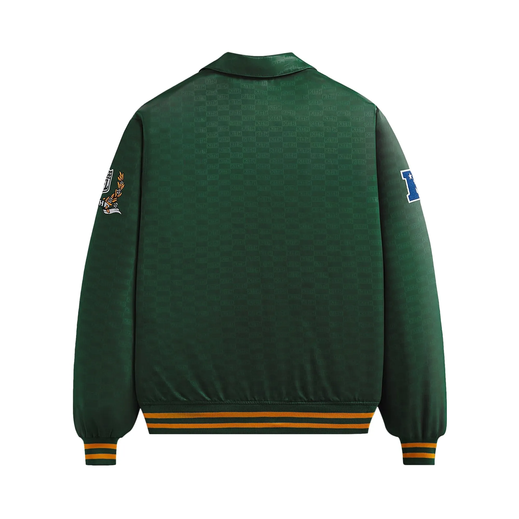Kith For The NFL Packers Board Satin Bomber Jacket