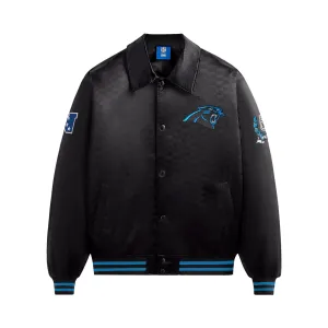 Kith For The NFL Panthers Satin Bomber Jacket Black