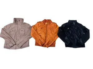 Ladies Leather Bomber Jackets Mix - 10 pcs