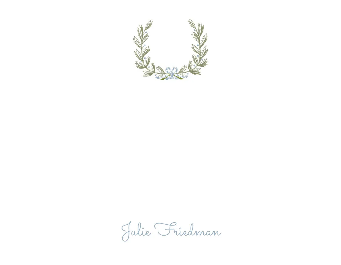 Laurel Wreath Stationery Set