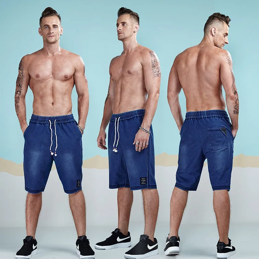 Leisure Casual Jogger Knitted Cotton Shorts
